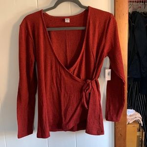 Old navy medium red top